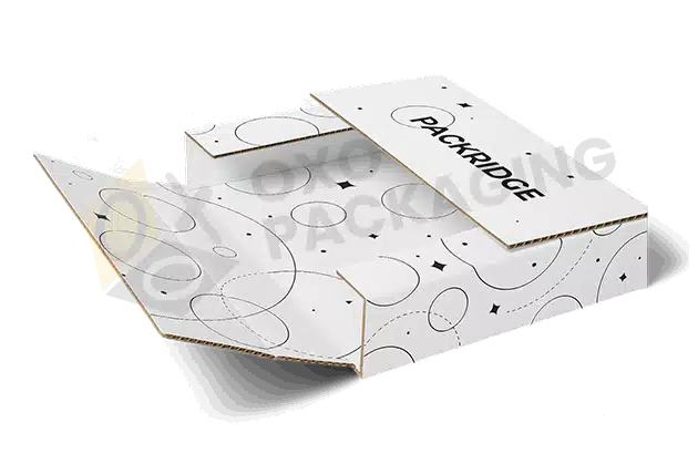 customized white corrugated packaging